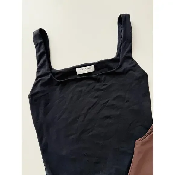 Aritzia babaton square neck bodysuit set - size small - Picture 3 of 4